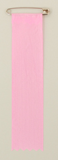 リボン胸章　ビラ　ピンク